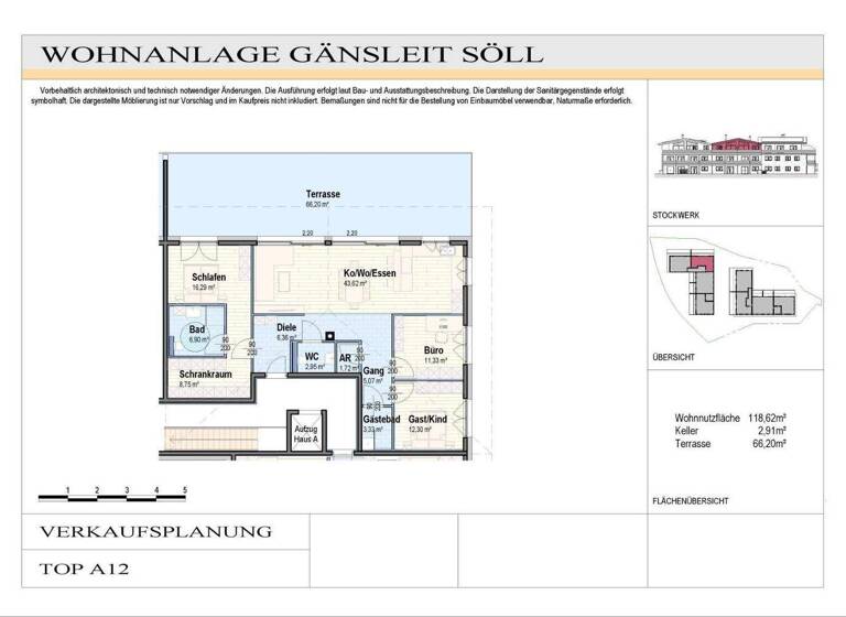 Penthouse zum Kauf - Erstbezug 1.065.000 € 4,5 Zimmer 118,6 m² 2. Geschoss Söll 6306