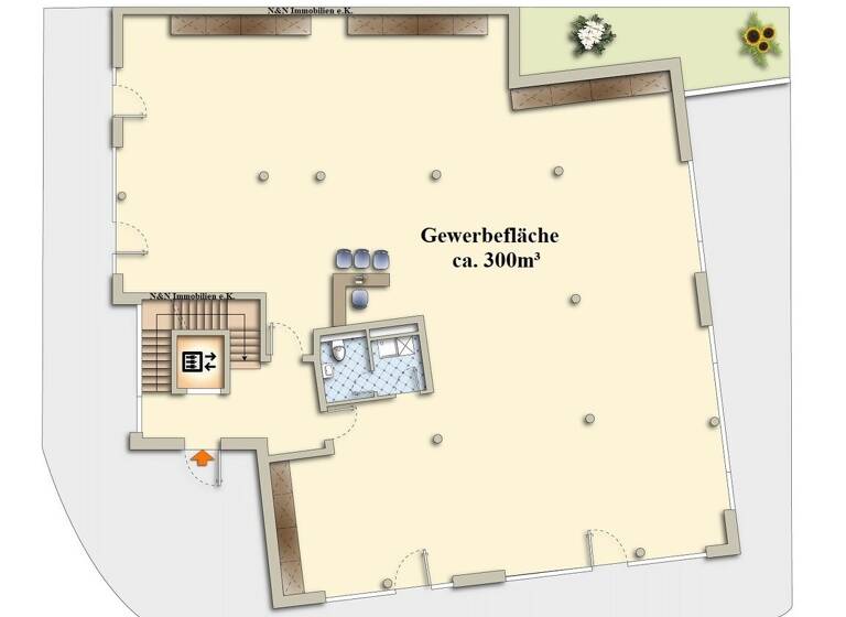 Bürofläche zum Kauf - Erstbezug 3.550 € 1 Zimmer 308 m² Bürofläche Neuenburg 79395