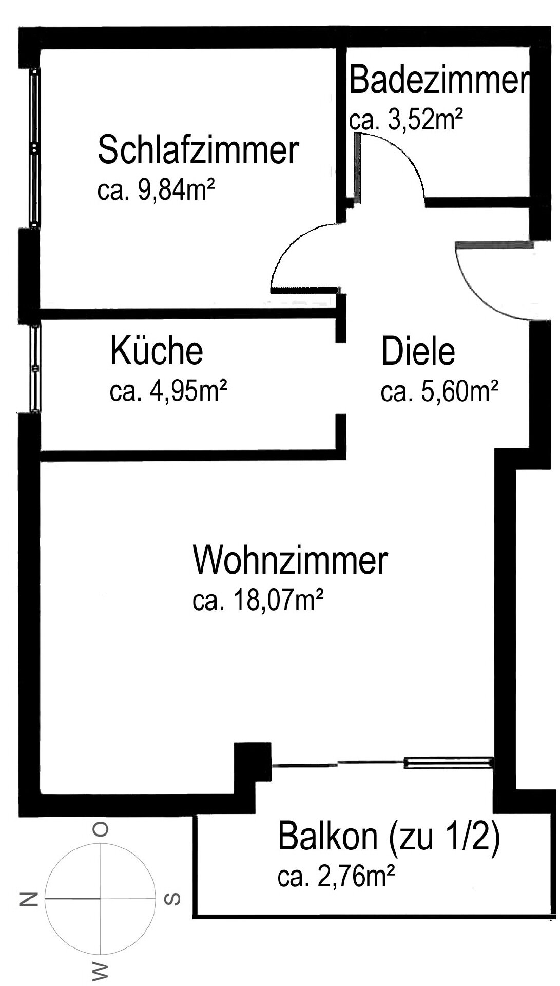 Wohnung zum Kauf 320.000 € 2 Zimmer 44,3 m²<br/>Wohnfläche 2.<br/>Geschoss Altperlach München 81737