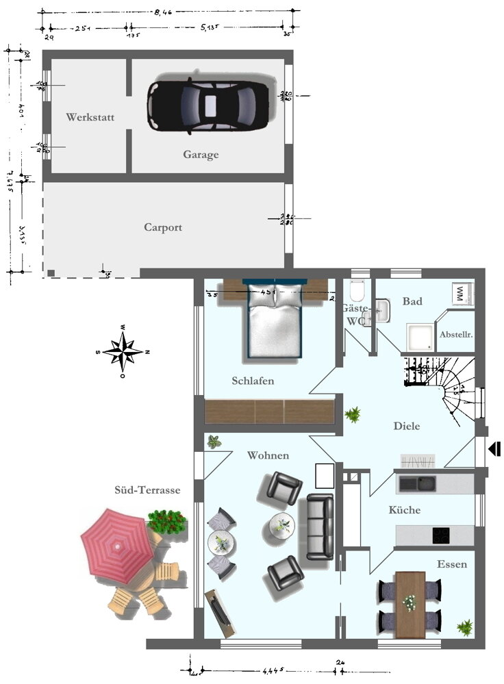 Einfamilienhaus zum Kauf 445.000 € 6 Zimmer 189 m²<br/>Wohnfläche 1.003 m²<br/>Grundstück Rostrup I Bad Zwischenahn 26160