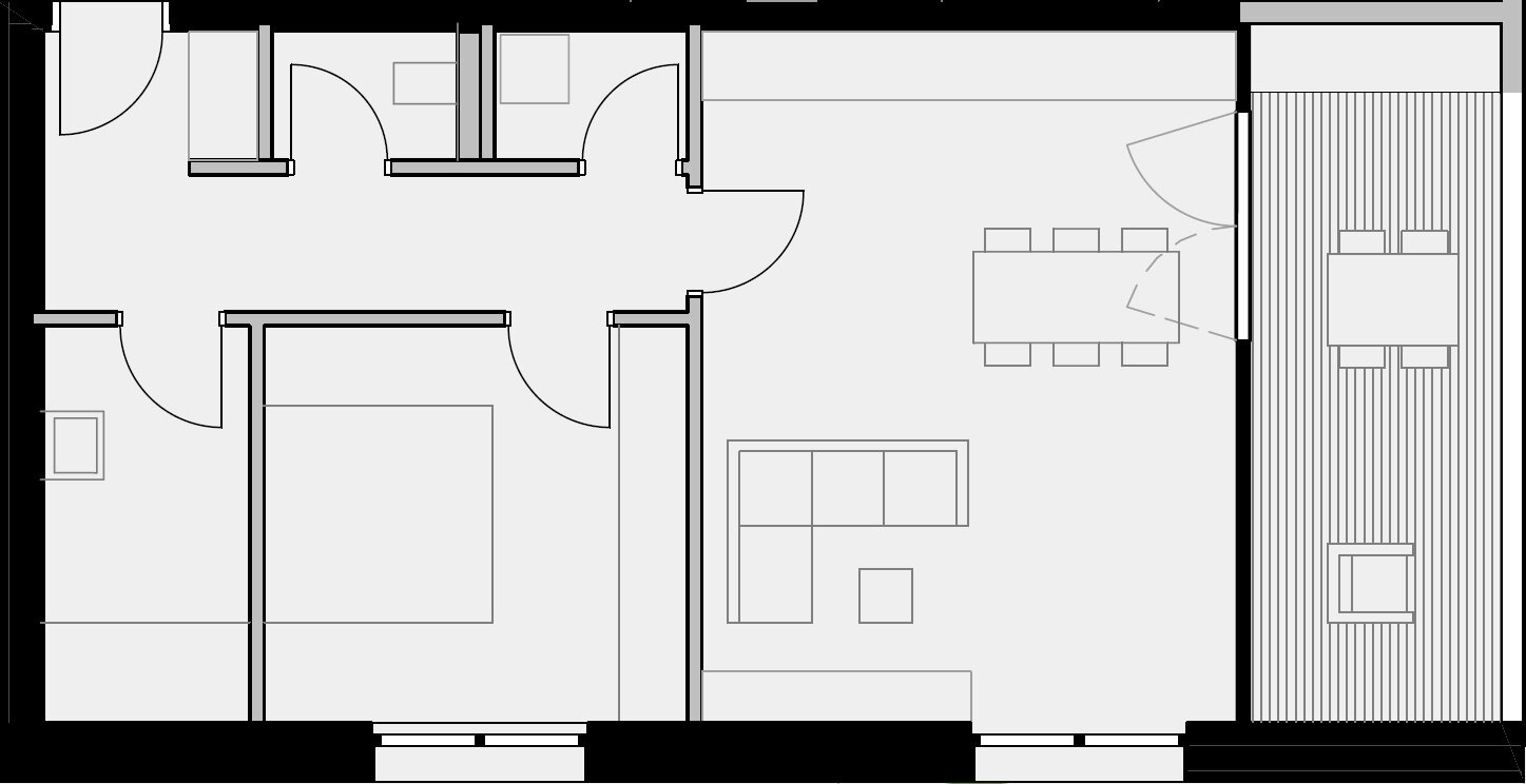 Wohnung zum Kauf provisionsfrei 2 Zimmer 60,5 m²<br/>Wohnfläche 2. UG<br/>Geschoss Mittelberg 6993