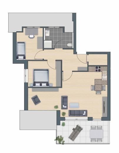 Wohnung zur Miete 930 € 3 Zimmer 74,2 m²<br/>Wohnfläche 3.<br/>Geschoss ab sofort<br/>Verfügbarkeit Bisingen Bisingen 72406