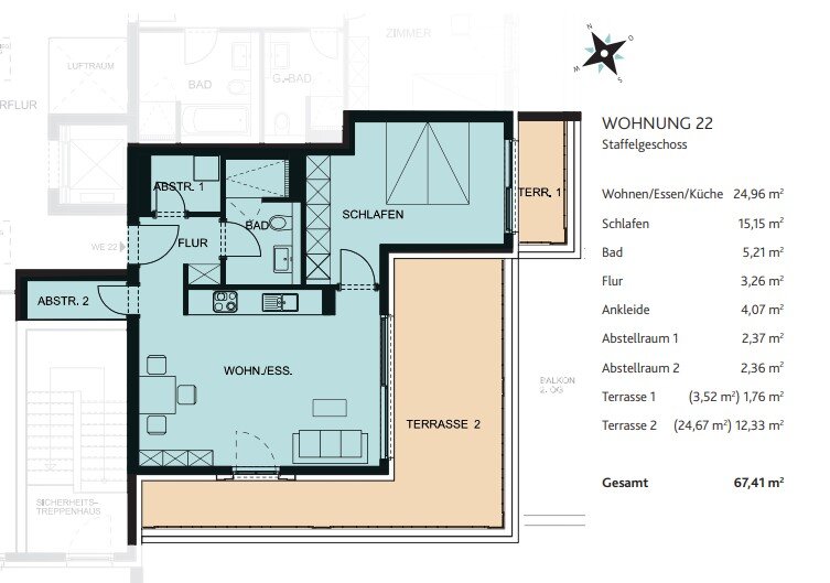 Wohnung zum Kauf 339.900 € 2 Zimmer 67,4 m²<br/>Wohnfläche 01.12.2025<br/>Verfügbarkeit Niederbreisig Bad Breisig 53498