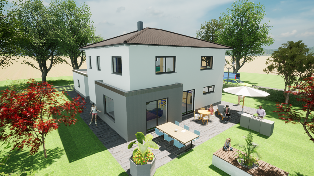 Einfamilienhaus zum Kauf provisionsfrei 436.000 € 5 Zimmer 165 m² 600 m² Grundstück Ansbacher Straße Feuchtwangen 91555