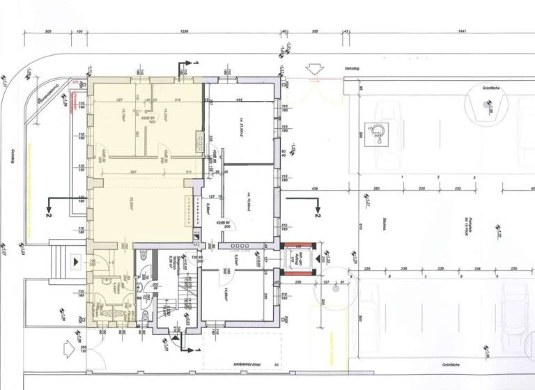 Praxis zur Miete 1.074 € 3 Zimmer 77 m² Bürofläche Tulln an der Donau 3430