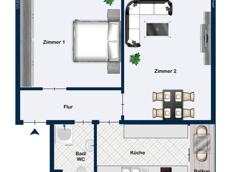 Wohnung zum Kauf 165.000 € 2 Zimmer 50,2 m² 4. Geschoss Heilbronn 74072