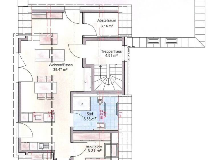 Wohnung zur Miete - Erstbezug 1.118 € 3 Zimmer 89 m² Hämelerwald Lehrte 31275