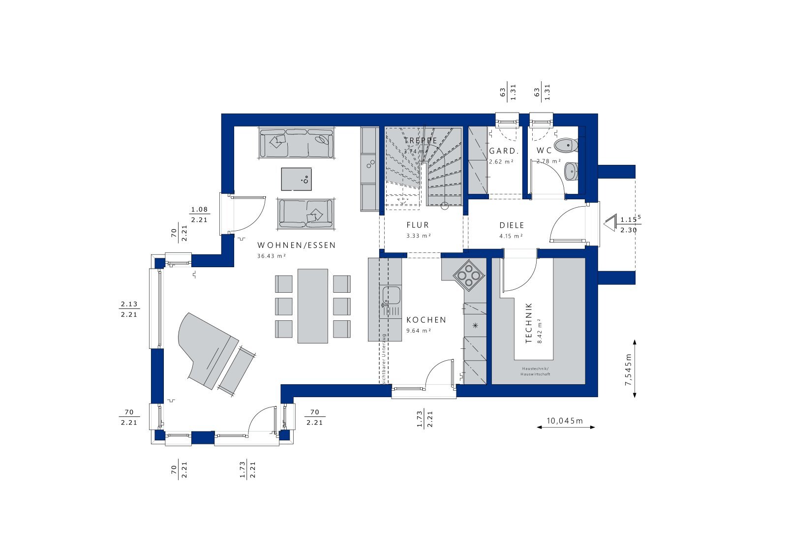 Einfamilienhaus zum Kauf 522.188 € 5 Zimmer 131 m²<br/>Wohnfläche 500 m²<br/>Grundstück Hardt 78739