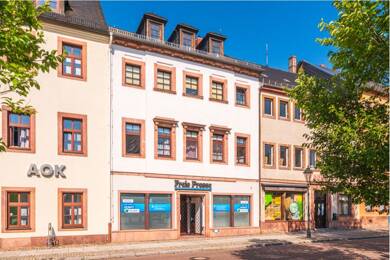Wohn- und Geschäftshaus zum Kauf als Kapitalanlage geeignet 254.000 € 441 m² 330 m² Grundstück Markt 10 Rochlitz Rochlitz 09306
