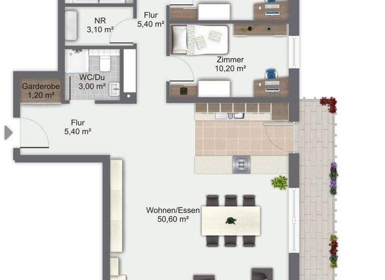 Wohnung zum Kauf 1.075.000 € 4 Zimmer 131 m² Mitte Ulm 89075