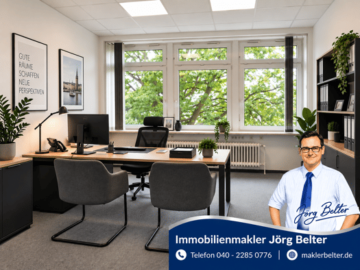Büro zur Miete 7,50 € 160 m² Bürofläche Gutenbergring Garstedt Norderstedt 22848