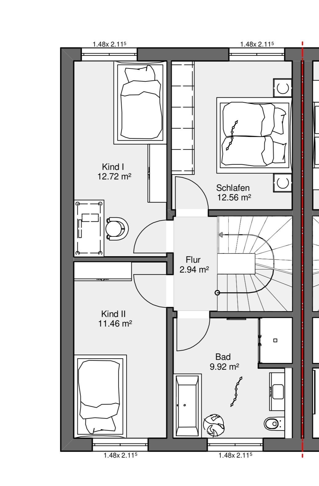 Doppelhaushälfte zum Kauf provisionsfrei 590.000 € 4 Zimmer 122,2 m²<br/>Wohnfläche 400 m²<br/>Grundstück Rehenbühl Pfofeld 91738