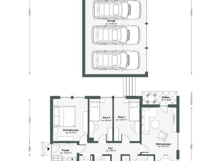 Wohnung zum Kauf 350.000 € 4 Zimmer 95 m² Forchheim 91301