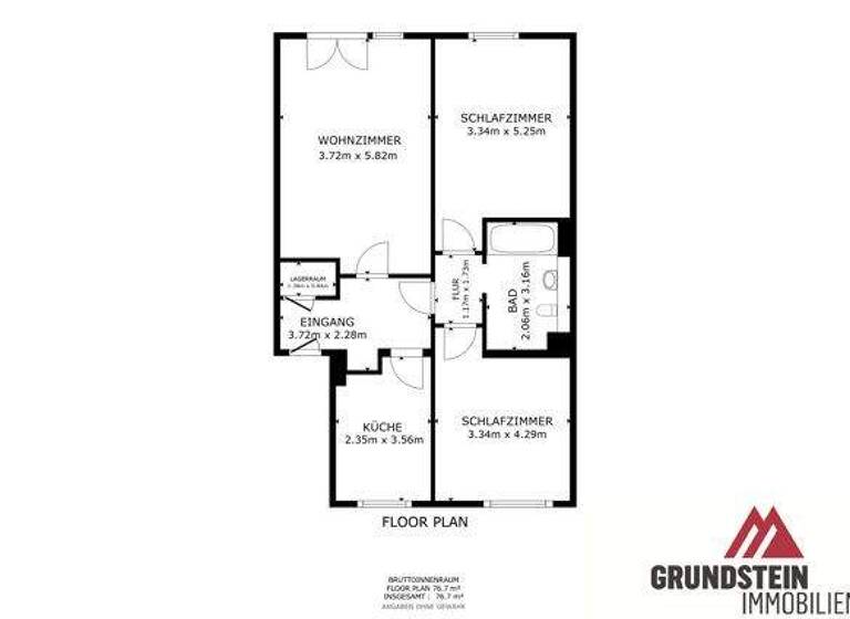 Wohnung zur Miete 450 € 3 Zimmer 72 m² EG Aschersleben 06449