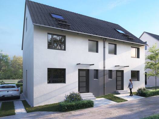 Doppelhaushälfte zum Kauf - Erstbezug provisionsfrei 495.000 € 4 Zimmer 126 m² 232 m² Grundstück Gambach Münzenberg 35516