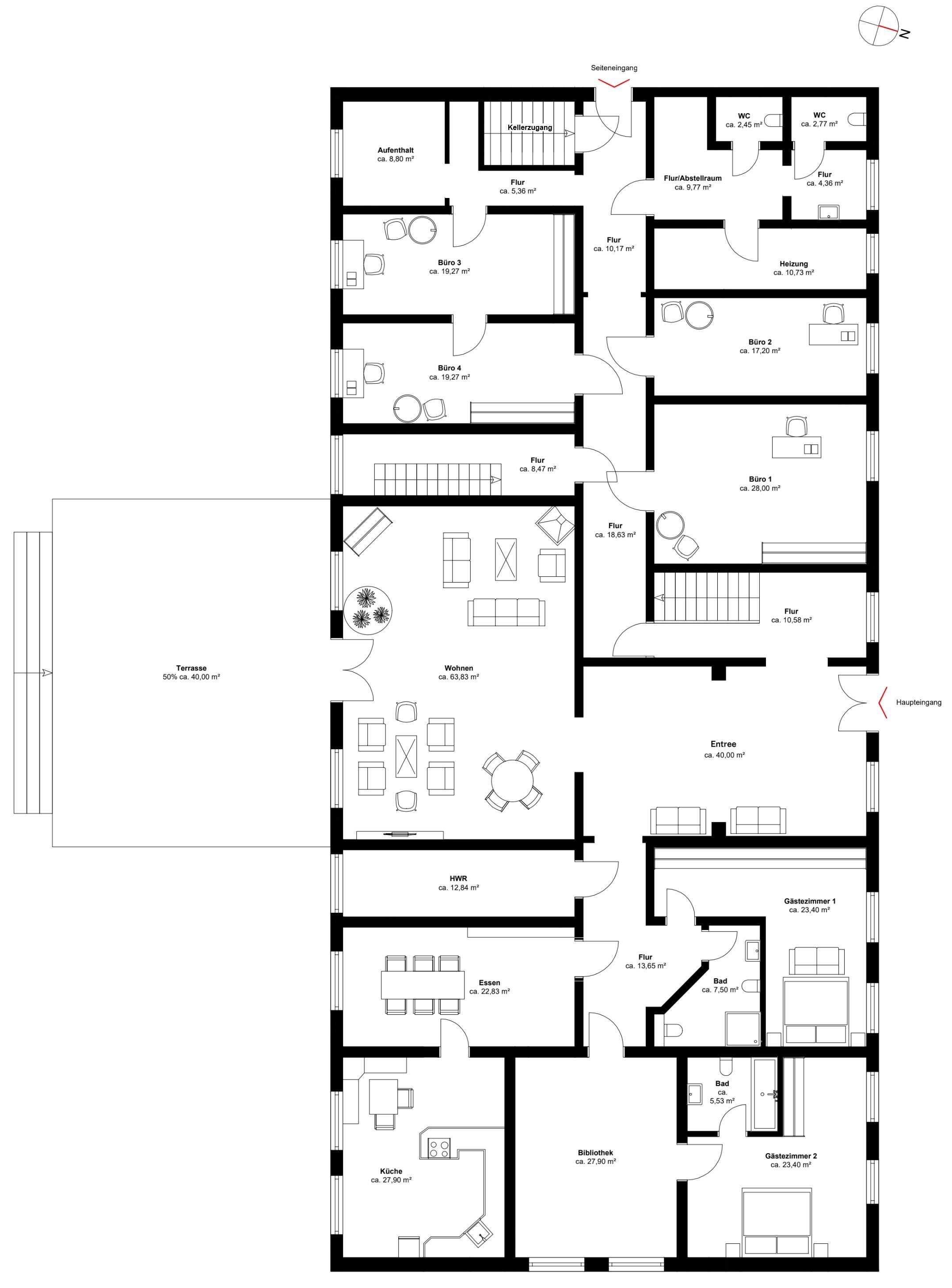 Einfamilienhaus zum Kauf 1.800.000 € 19 Zimmer 1.133 m²<br/>Wohnfläche 22.183 m²<br/>Grundstück Böken Görmin 17121