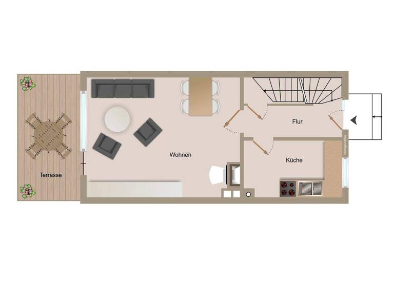 Reihenendhaus zum Kauf 299.000 € 3 Zimmer 70 m² 310 m² Grundstück Neustadt Neustadt in Holstein 23730