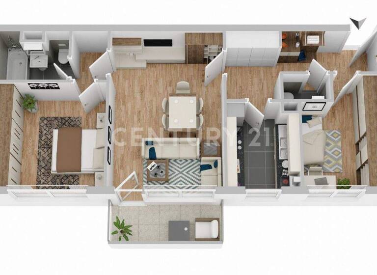 Wohnung zum Kauf 269.000 € 3 Zimmer 72 m² 3. Geschoss frei ab sofort Schniegling Nürnberg 90427