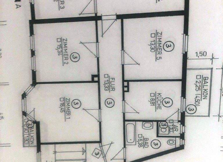 Wohnung zum Kauf 300.000 € 5 Zimmer 100 m² 3. Geschoss Wenigenjena Jena 07749
