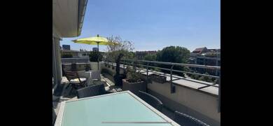 Penthouse zur Miete 2.100 € 2 Zimmer 84 m² Geschoss 6/6 frei ab 01.09.2025 Kirchenstraße 84 Haidhausen - Nord München 81675
