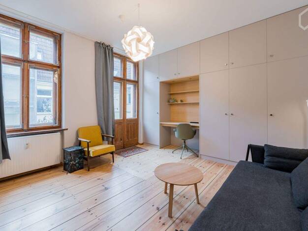 Studio zur Miete Wohnen auf Zeit 1.690 € 1 Zimmer 45 m² frei ab 13.08.2026 Friedrichshain Berlin 10245