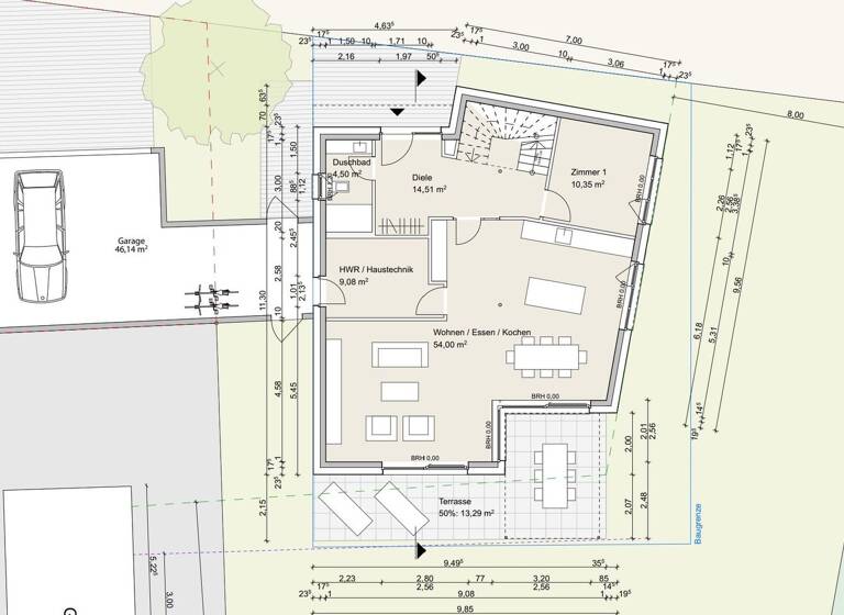 Einfamilienhaus zum Kauf - Erstbezug provisionsfrei 985.000 € 6 Zimmer 192 m² 585 m² Grundstück Weende Göttingen 37077