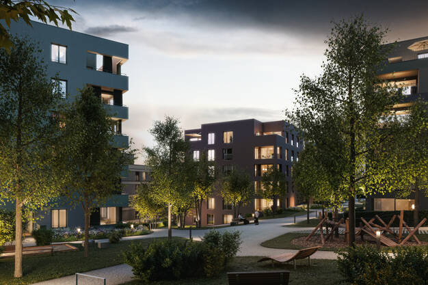 Wohnung zur Miete - Neubau 1.130 € 3 Zimmer 64,2 m² 1. Geschoss frei ab 01.07.2025 Innenstadt Ravensburg 88212