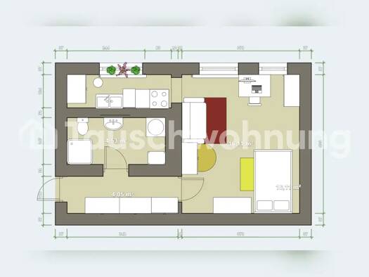 Studio zur Miete Tauschwohnung 220 € 1 Zimmer 28 m² 2. Geschoss Friedrichshain Berlin 10247