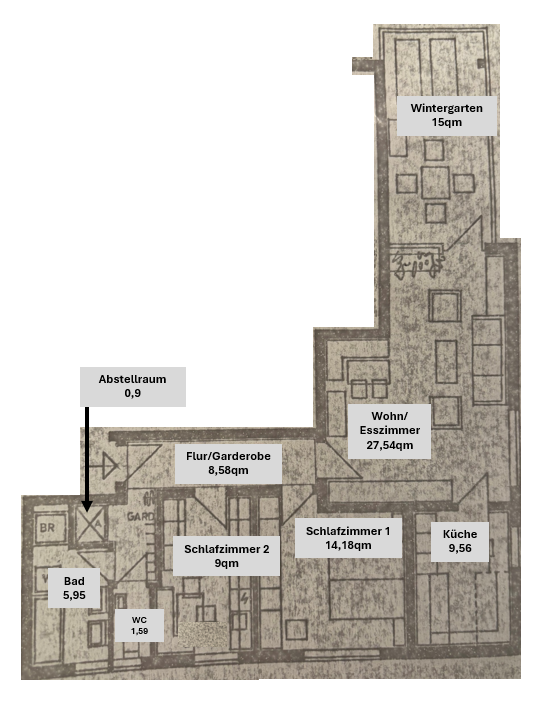 Wohnung zur Miete 1.090 € 3 Zimmer 83 m²<br/>Wohnfläche 5.<br/>Geschoss ab sofort<br/>Verfügbarkeit Brucknerstraße 45 Burghausen Burghausen 84489