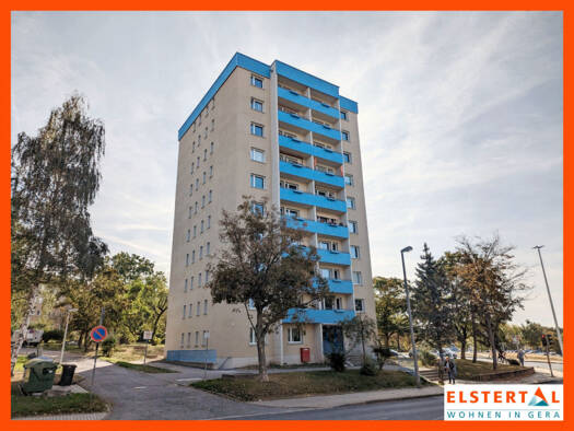 Wohnung zur Miete 399 € 2 Zimmer 50 m² 6. Geschoss Johannes-R.-Becher-Straße 2 Bieblach Gera 07546