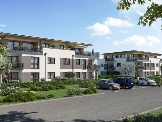 Wohnung zum Kauf - Neubau provisionsfrei 429.900 € 3 Zimmer 78,3 m² EG Zellerberg Rieden 87668