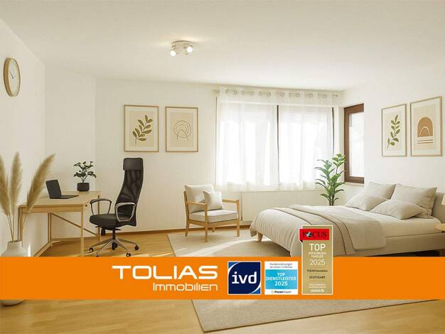 Wohnung zum Kauf 139.000 € 1 Zimmer 39,2 m² 1. Geschoss Zuffenhausen Stuttgart 70435