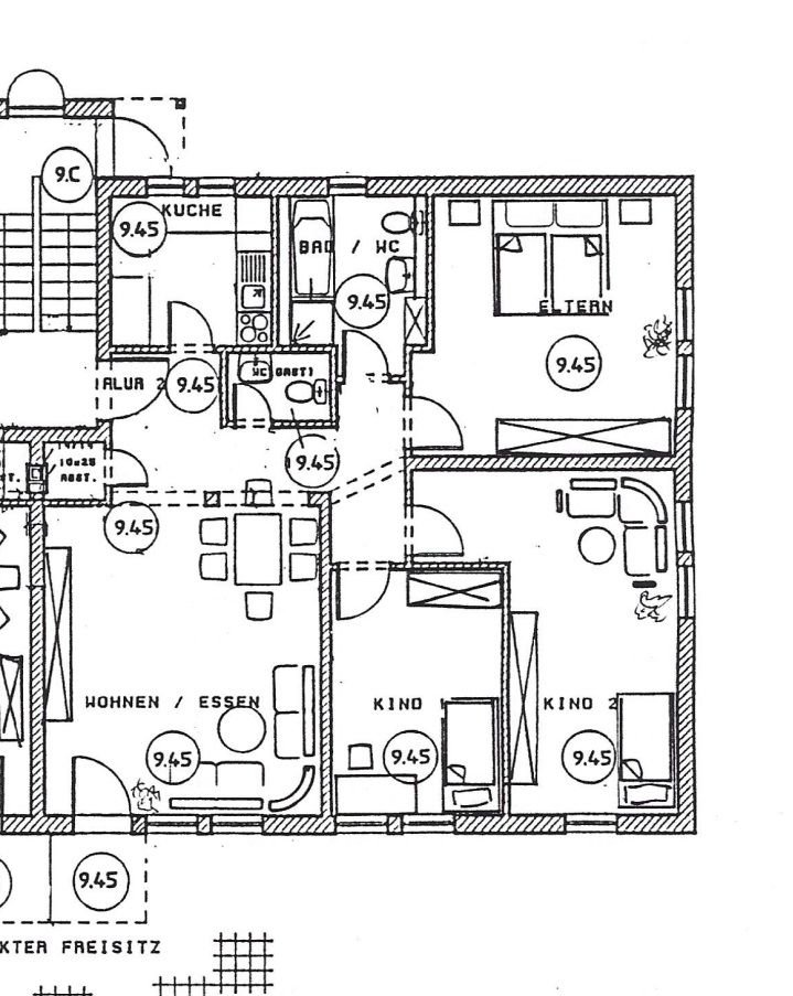 Wohnung zum Kauf 120.000 € 4 Zimmer 103 m²<br/>Wohnfläche 1.<br/>Geschoss Sülzenbrücken Amt Wachsenburg 99334