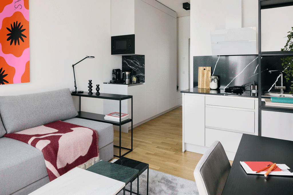 Wohnung zur Miete Wohnen auf Zeit 1.558 € 1 Zimmer 30 m²<br/>Wohnfläche ab sofort<br/>Verfügbarkeit Heidestraße Moabit Berlin 10557