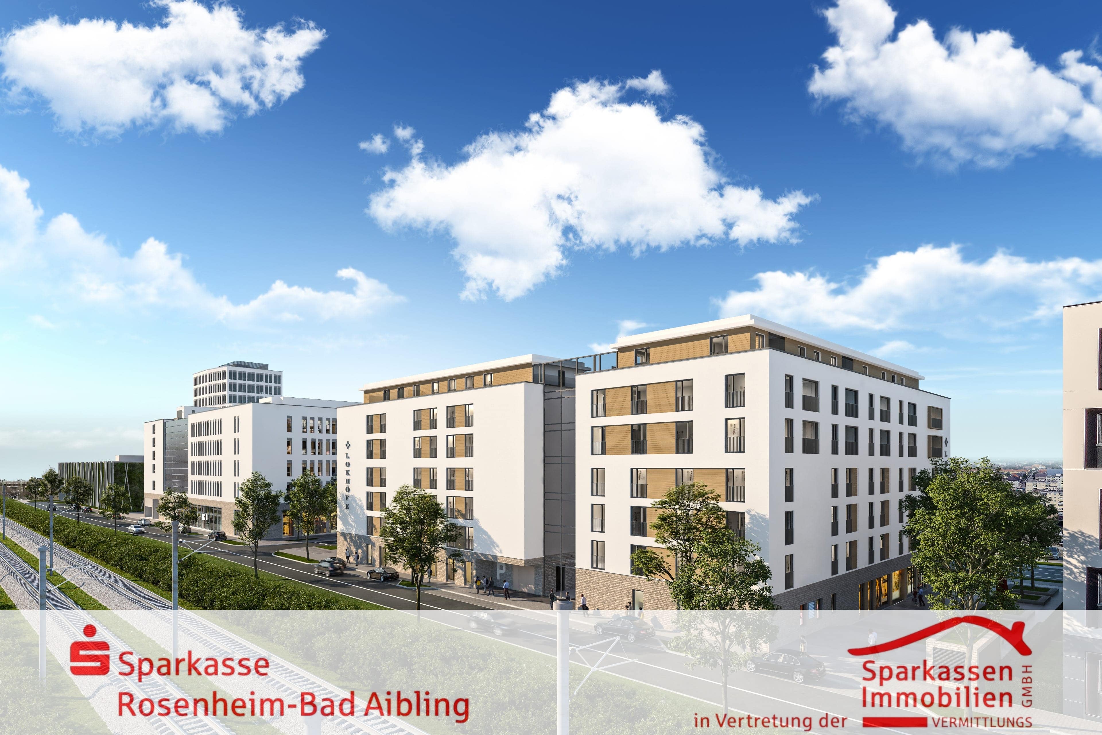 Wohnung zur Miete 1.152,40 € 2 Zimmer 76,6 m²<br/>Wohnfläche 5.<br/>Geschoss ab sofort<br/>Verfügbarkeit Rosenheim 83022