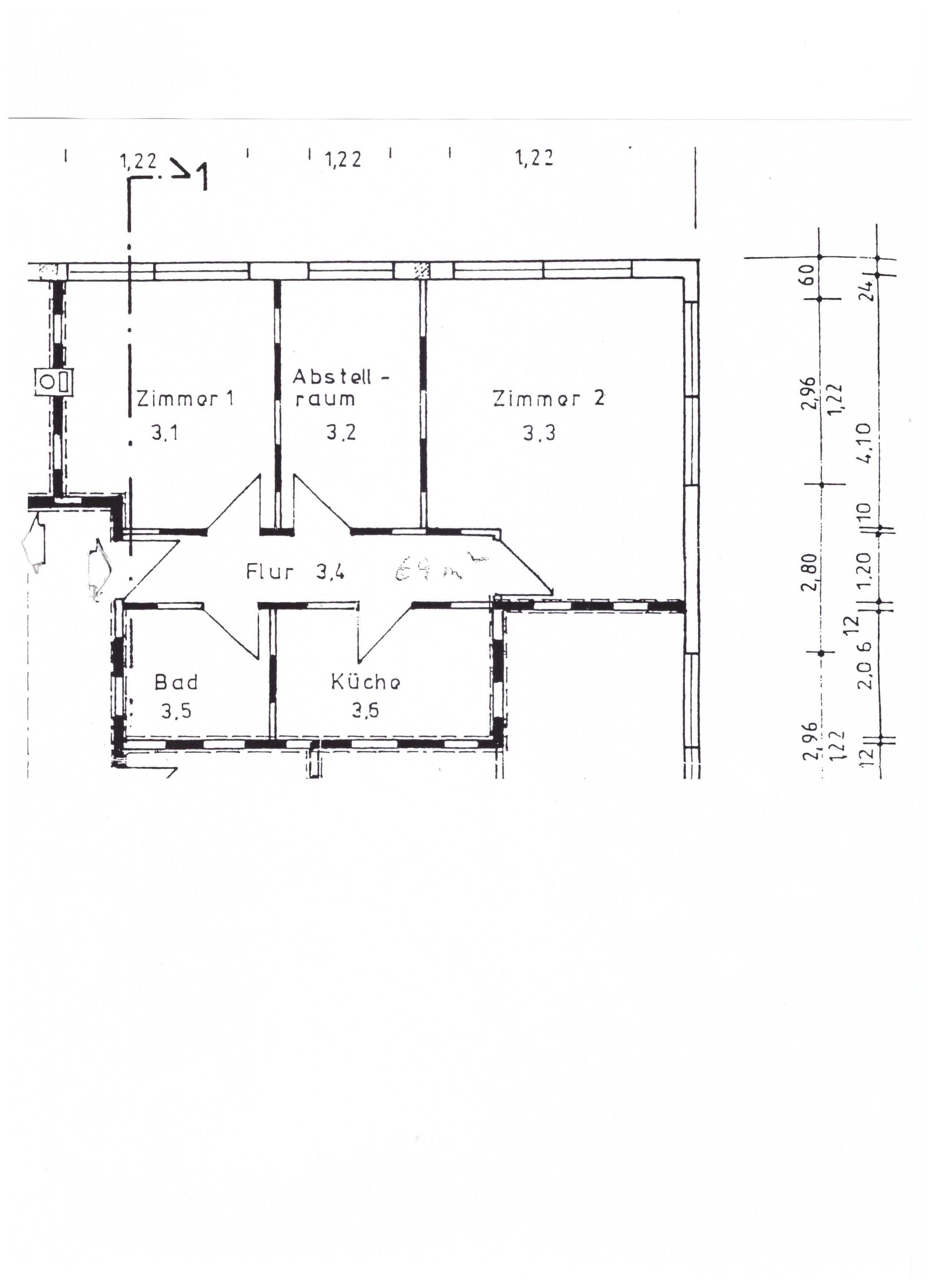 Wohnung zur Miete 650 € 3 Zimmer 72 m²<br/>Wohnfläche 1.<br/>Geschoss ab sofort<br/>Verfügbarkeit Wedel 22880