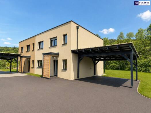 Doppelhaushälfte zum Kauf - Erstbezug 419.000 € 4 Zimmer 113 m² 1.422 m² Grundstück Rohrbach Hitzendorf 8151