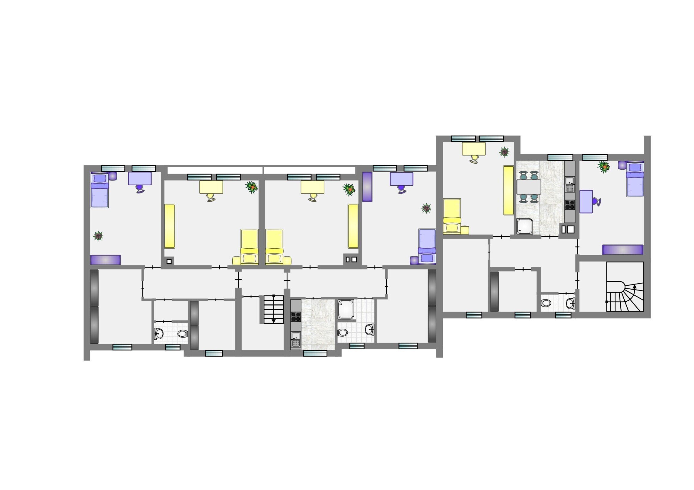 Mehrfamilienhaus zum Kauf 2.390.000 € 32 Zimmer 733,5 m²<br/>Wohnfläche 1.474 m²<br/>Grundstück Universität Tübingen 72076