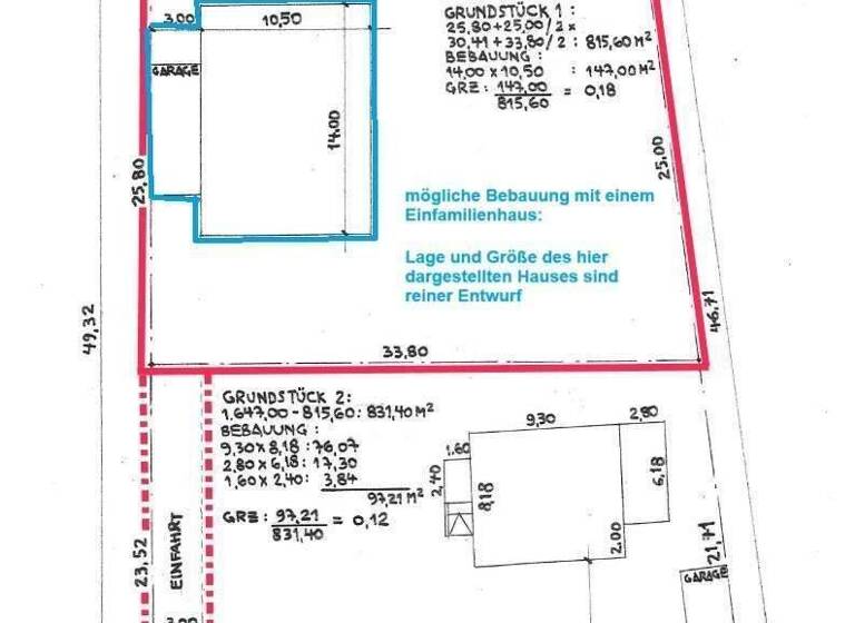 Grundstück zum Kauf 339.000 € 816 m² Grundstück Bellevuestr. 8 Hohen Neuendorf 16540