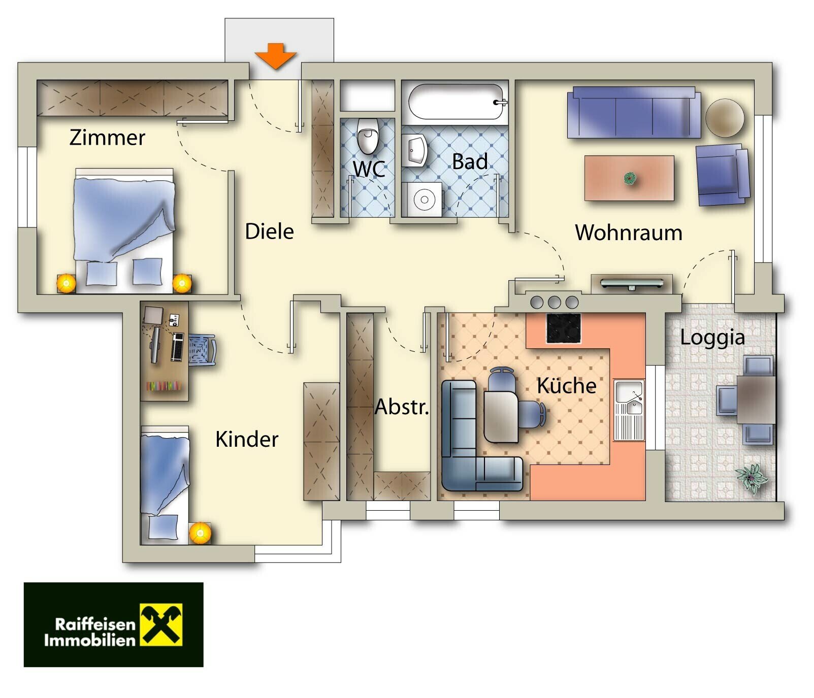 Wohnung zum Kauf 90.225 € 3 Zimmer 68,2 m²<br/>Wohnfläche Straßburg 9341