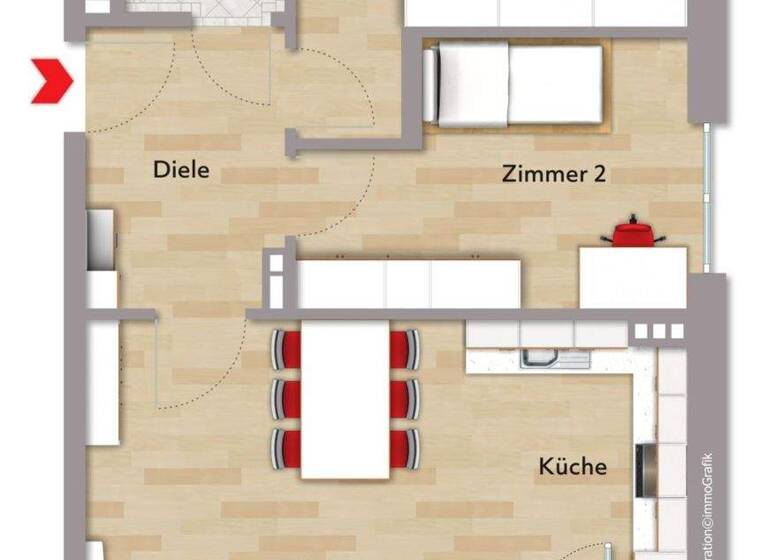 Wohnung zur Miete - Erstbezug 1.444 € 3 Zimmer 78,1 m² 3. Geschoss frei ab sofort Leonberg 71229