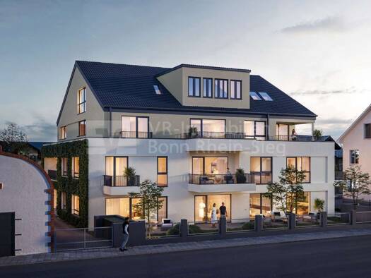 Wohnung zum Kauf - Erstbezug provisionsfrei 299.000 € 2 Zimmer 59,4 m² EG Spich Troisdorf 53842