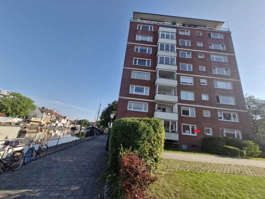 Wohnung zum Kauf provisionsfrei 109.000 € 1 Zimmer 31 m² 1. Geschoss Schreyers Hoek 2 Stadtzentrum Emden 26721