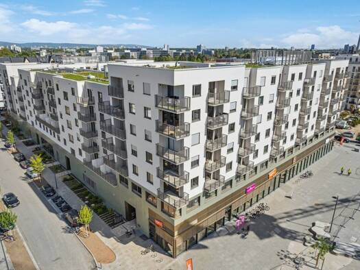 Wohnung zur Miete - Erstbezug 1.267 € 2 Zimmer 54,2 m² 3. Geschoss frei ab sofort Joachim-Biermann-Straße 3 Bockenheim Frankfurt am Main 60486