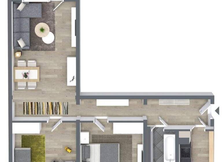 Wohnung zur Miete 457 € 3 Zimmer 71,5 m² 1. Geschoss frei ab 01.07.2026 Carl-Bobach-Str. 22 Helbersdorf Chemnitz 09120