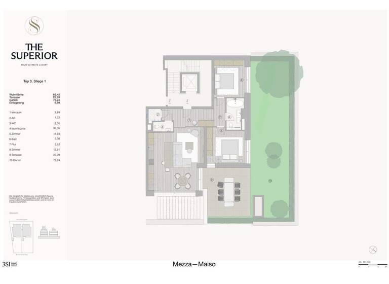 Wohnung zum Kauf - Erstbezug 1.199.000 € 3 Zimmer 85,5 m² 1. Geschoss Wien 1180