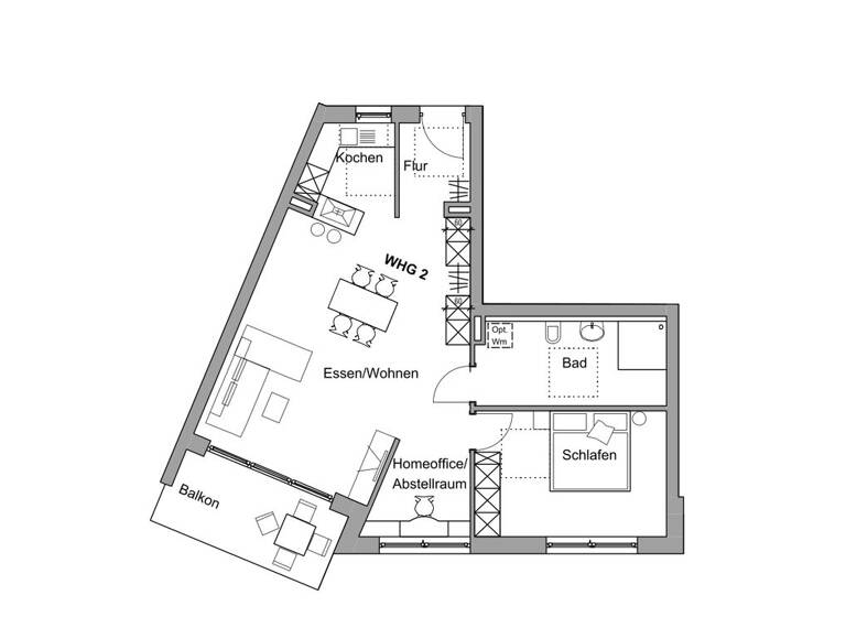 Wohnung zum Kauf - Erstbezug provisionsfrei 485.000 € 2 Zimmer 78,3 m² EG Grötzingen Aichtal / Grötzingen 72631