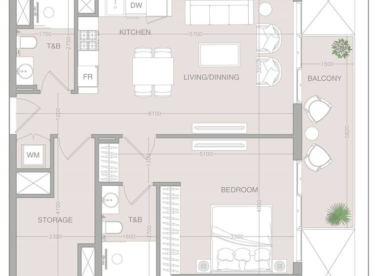 Wohnung zum Kauf provisionsfrei 302.563 € 2,5 Zimmer 77,1 m² Dubai 00000