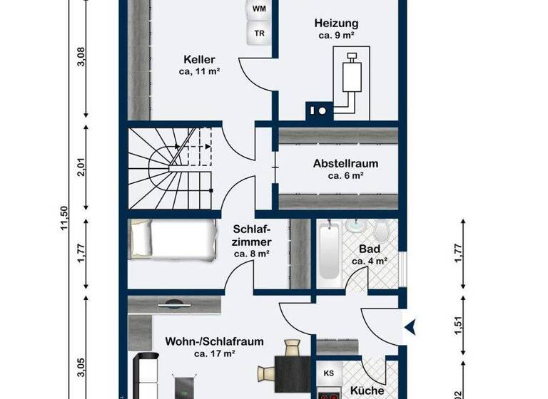 Doppelhaushälfte zum Kauf 590.000 € 8 Zimmer 172 m² 402 m² Grundstück Hahn Taunusstein 65232