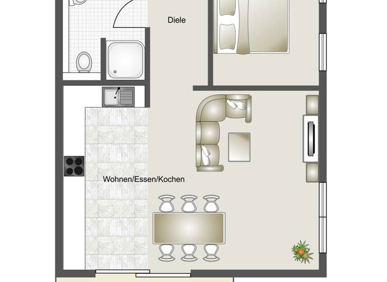 Wohnung zum Kauf 319.000 € 2 Zimmer 65,8 m²<br/>Wohnfläche Gundelfingen Gundelfingen an der Donau 89423